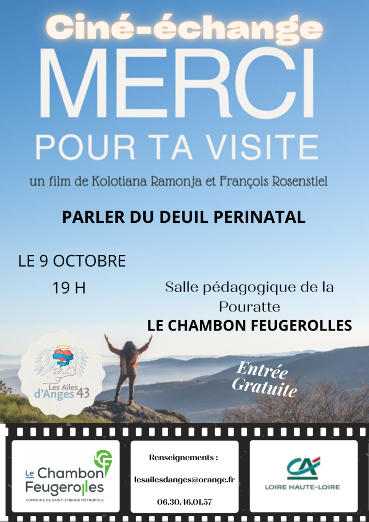 Ciné échange : 9 Octobre au Chambon Feugerolles